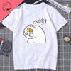 Однотонная футболка DuckYo Friends Унисекс Y2k Смешной топ Женские футболки с принтом Мужская одежда Футболка с коротким рукавом Хлопок Мужские рубашки Харадзюку