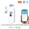 Tuya Zigbee Wifi Smart Temperature Humidity Sensor APP Wireless Remote Monitor For Smart Home Smart Life Work With Alex Google