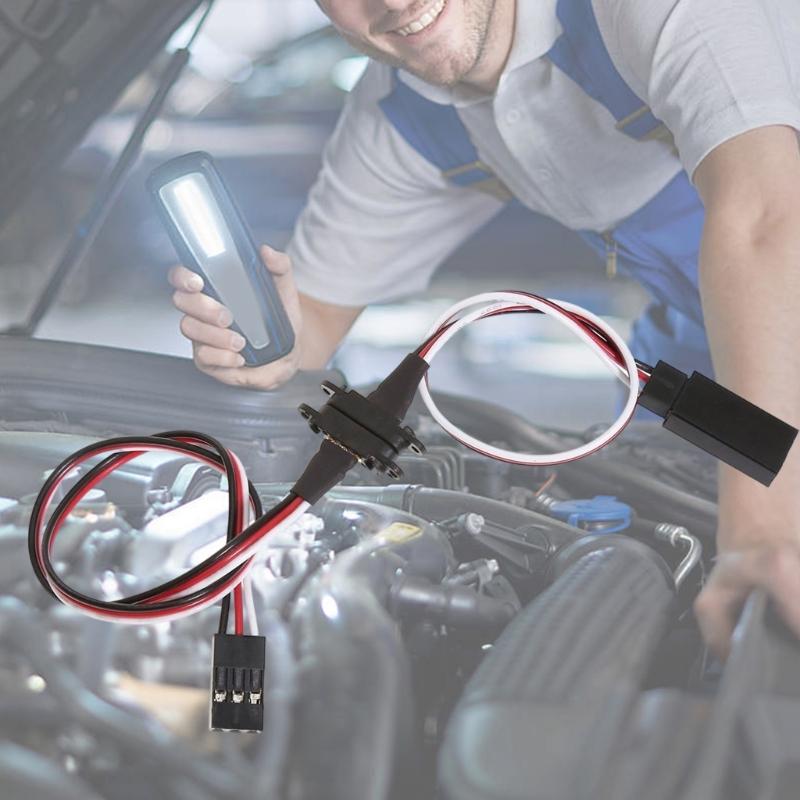 Detachable Toy Light System Magnetic Connector Line Flexible Extension Cord Plastic for Fast Shell Replacement