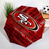 Faithful 49ers football Umbrella 8-Frame for Travel, Camping, Casual Lightweight Portable Umbrella, Essential for Every Family Holidays Gift