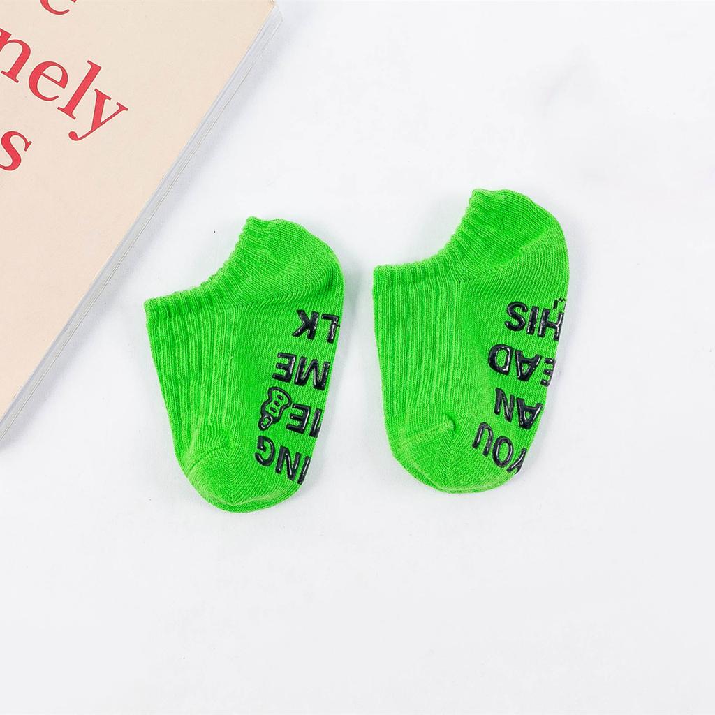 Милые детские носки-тапочки, дышащие хлопковые резиновые противоскользящие носки до щиколотки для мальчиков и девочек, носки для новорожденных и малышей, детские носки для детей 0-7 лет