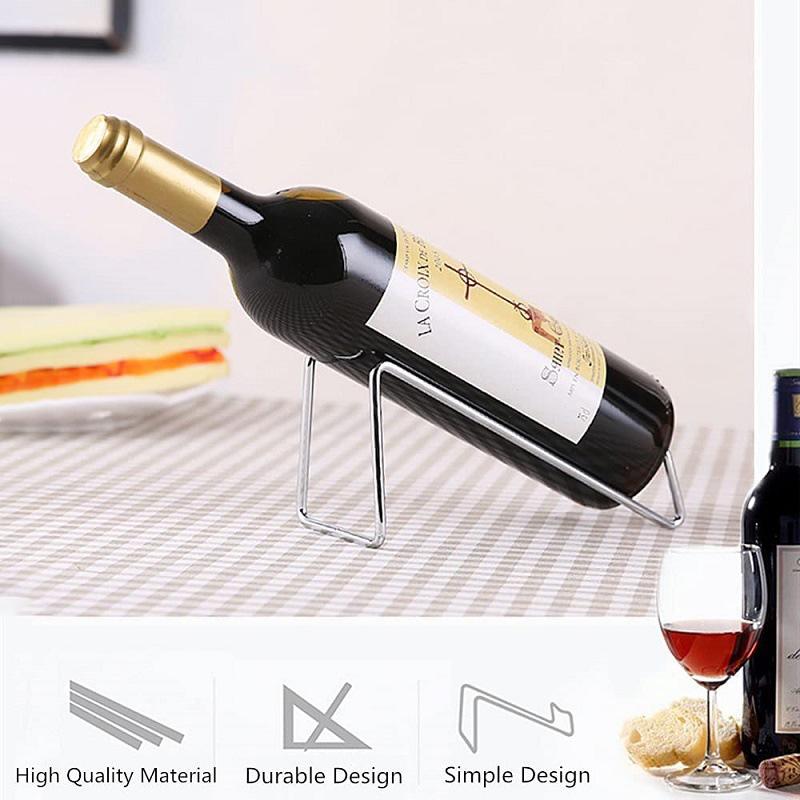 1PC European Style Counter Decor Electroplating Craft Display Holder Wine Rack