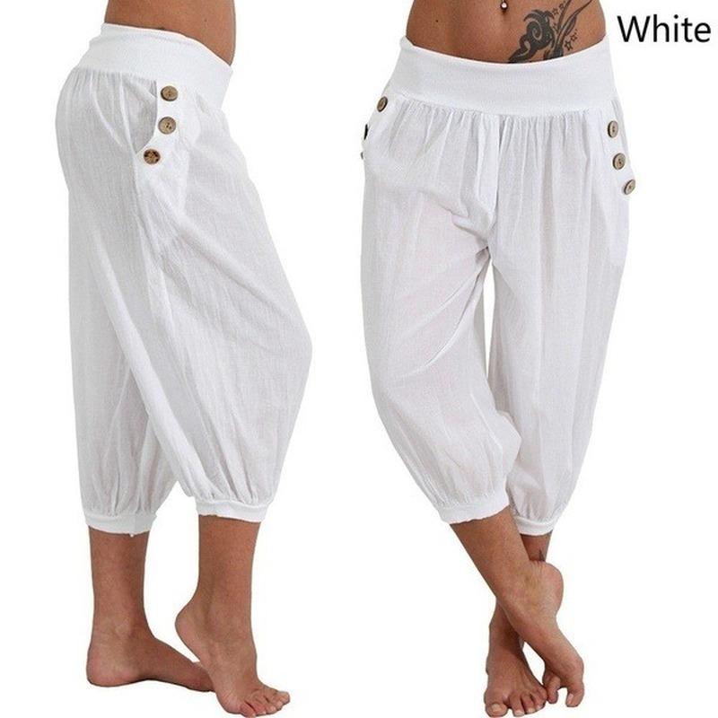 Летние женские крутые брюки, повседневные свободные широкие брюки больших размеров, удобные брюки для отдыха