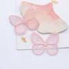 For Girls DIY Crafts Embroidered Mesh Butterfly Hat Patches Knitting Material Headwear Accessories