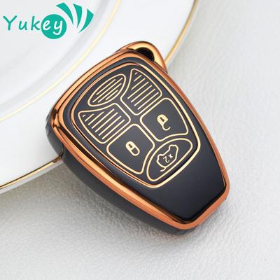 Чехол для ключей из ТПУ с 3 кнопками для Chrysler Pacifica Aspen 300 Dodge RAM Caravan Jeep Commander Grand Cherokee Protector