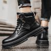 Мужские короткие ботинки, мужские офисные ботинки, мужские высокие зимние ботинки, спортивные ботинки в стиле ретро, Botas Hombres, большой размер