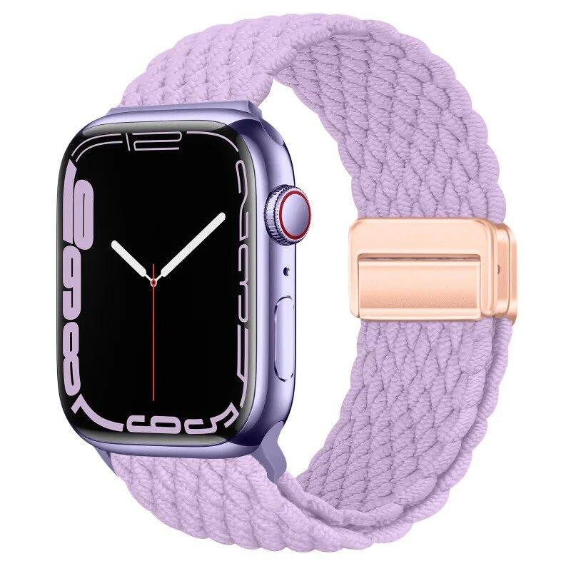 Нейлоновый ремешок для Apple Watch 44 мм, 45 мм, 49 мм, 42 мм, 38 мм, 40 мм, 41 мм, ремешок для часов, браслет для iWatch Series Ultra 9, 8, 7, 6, 5, 4 SE, 3 ремешка