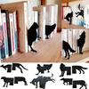 Силуэт животного, книжная библиотека, украшение, акриловый плагин, силуэт животного