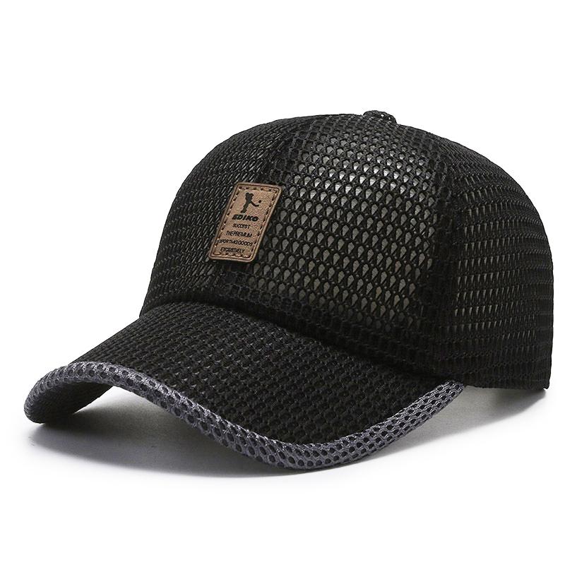 Summer Men Mesh Baseball Cap Sunhat Outdoor Summer Breathable Men Baseball Hat