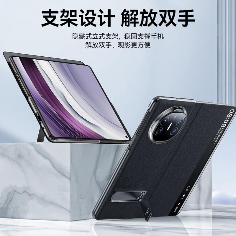 Premium Genuine Leather Flip Case Mate X6 X5 X3 With Magnetic Stand Smart Window Scratch Resistant