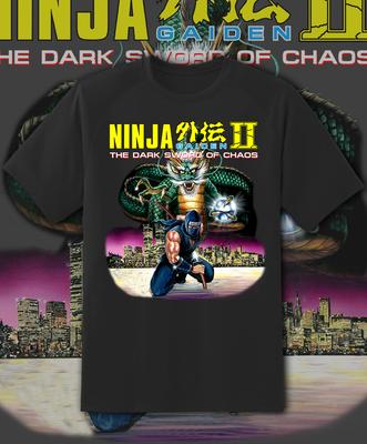 Ninja Gaiden 2 Обложка Ретро-игра Футболка Для молодежи и взрослых S-6XL Быстрая доставка! Футболка Unisex