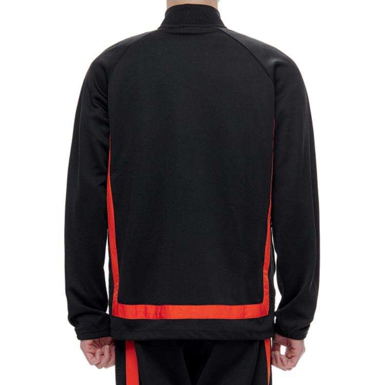 adidas Originals Trefoil Warmup Track Top Мужская куртка Черный Оранжевый GK0650