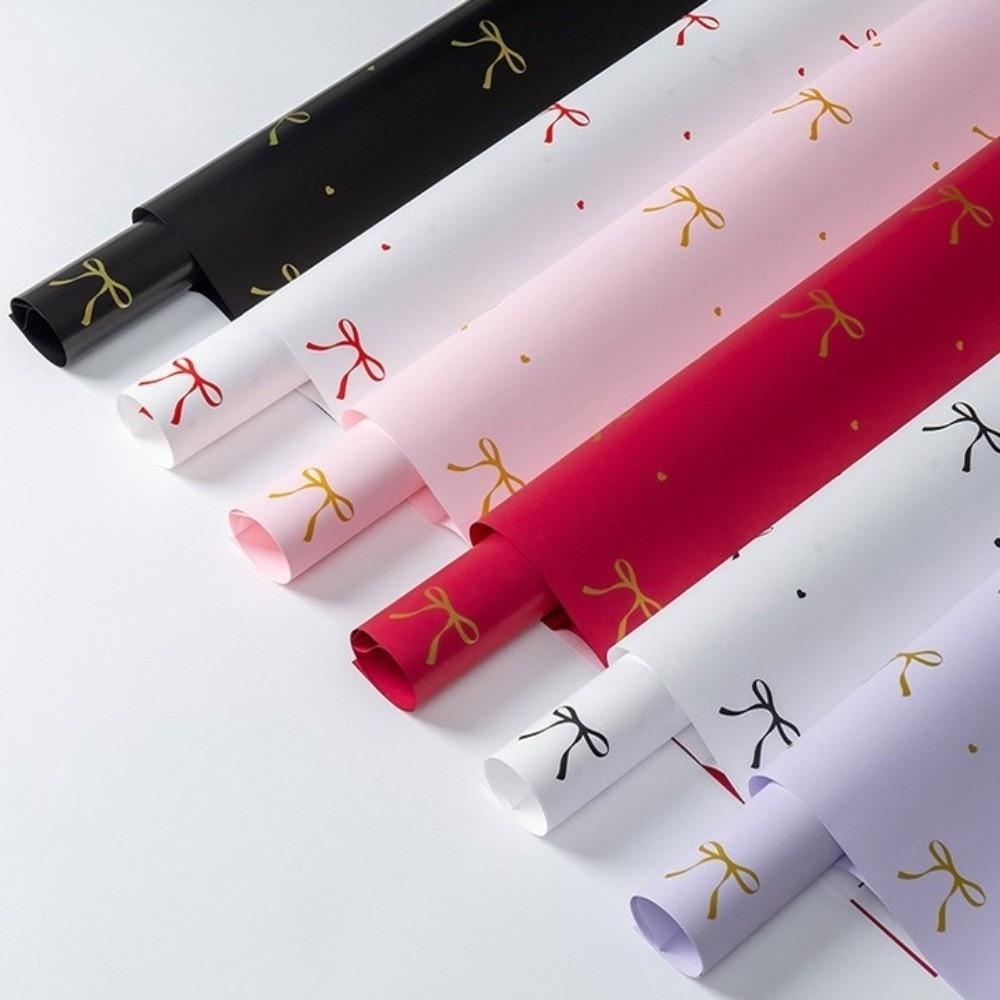 Two Color Bouquet Packaging Paper Waterproof Flower Wrapping Paper Flowers Packing Gift Decorative