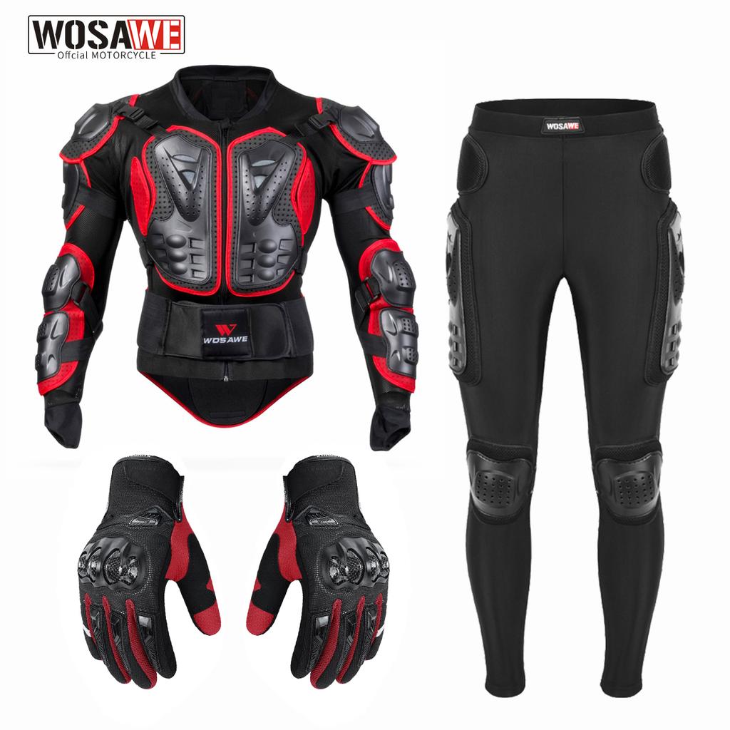 WOSAWE мотоциклетное защитное снаряжение, мотоброня, перчатки для мотокросса, защита бедер от падения, защита для езды на мотоцикле