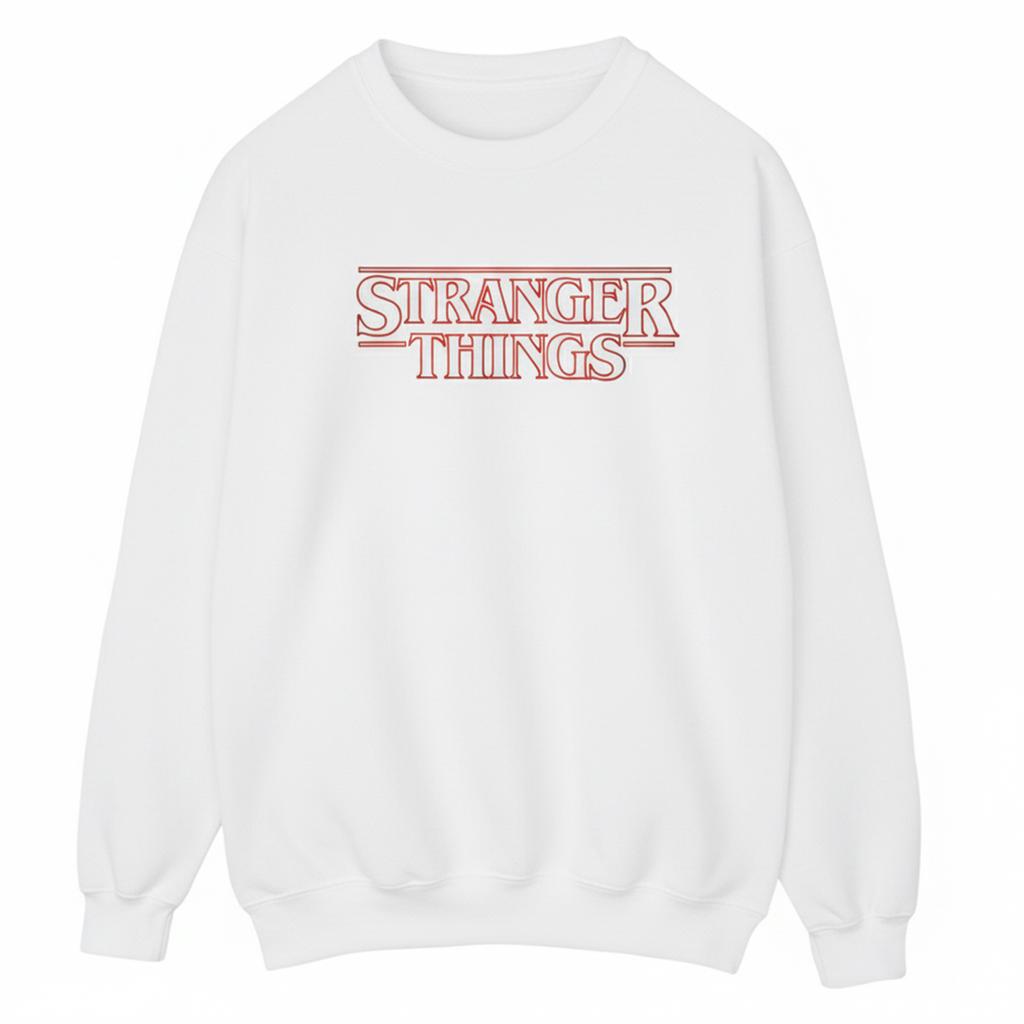 Netflix Womens/Ladies Stranger Things Glow Logo Sweatshirt
