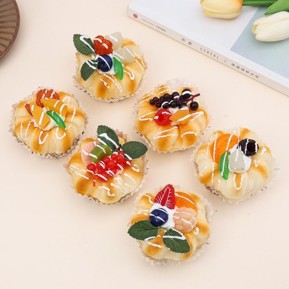 Cartoon Cake Squeeze Toy Rebound Mochi Squish Foam Toy New Refrigerator Magnets Student