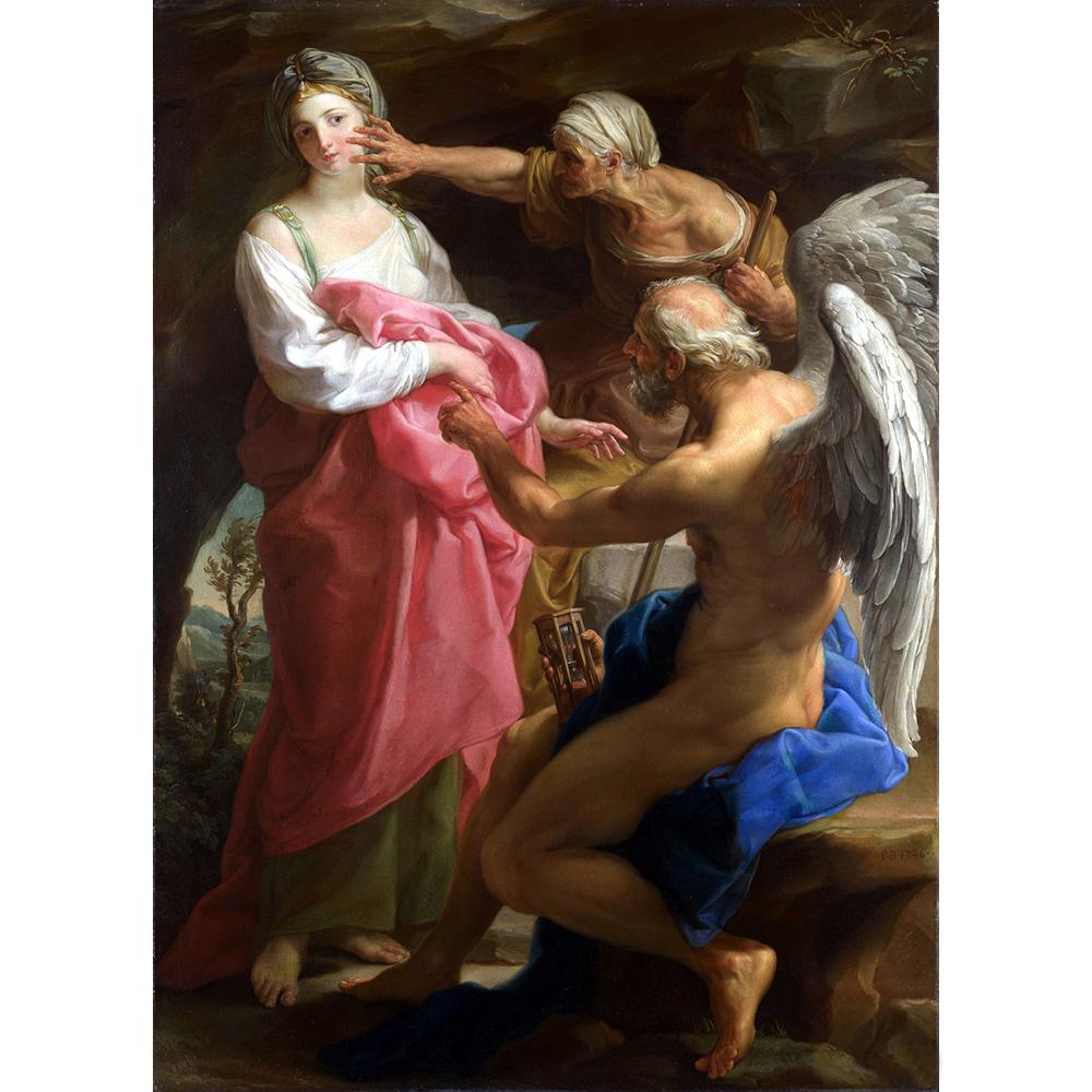 Алмазная мозаика. Живопись. "Время приказывает старости разрушить красоту" Помпео Батони (1746)