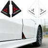 Наклейки-уголки на двери автомобиля Защитная наклейка для Ralliart Lancer ASX L200 Colt Pajero Outlander Eclipse