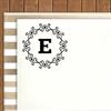 Printtoo Alphabet E Monogram Octagon Celtic Swirl Frame Self Inking Rubber Stamp Office