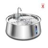 4L Stainless Dog Automatic Water Fountain Pet Water Fountain Multi-filter Cat Fountain Small and Medium Dog Water Feeder