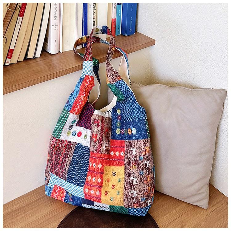 Высокая ценность, легкая, характерная сумка под мышкой, большая вместимость, универсальная сумка-тоут для поездок на работу, ретро контрастная сумка-мессенджер