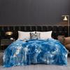 Tie-Dye Casual Blanket Milk Velvet Blanket Fleece Sofa Throw Nap Blanket