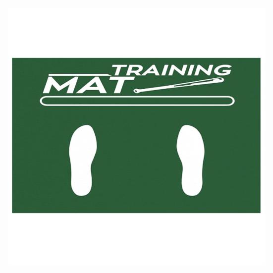 Бейсбольный коврик для ударов с пальцами ног, обращенными к месту. Нескользящий дизайн. Износостойкий. Игрок-левша. Игрок в софтбол.