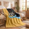 Newcastle United Football Print Flannel Blanket Soft Warm Sofa Bed Throw Blanket For Home Office Bedroom