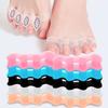 Silicone Finger Toe Protector Toe Separators Stretchers Straightener Bunion Protector Pain Relief Foot Care