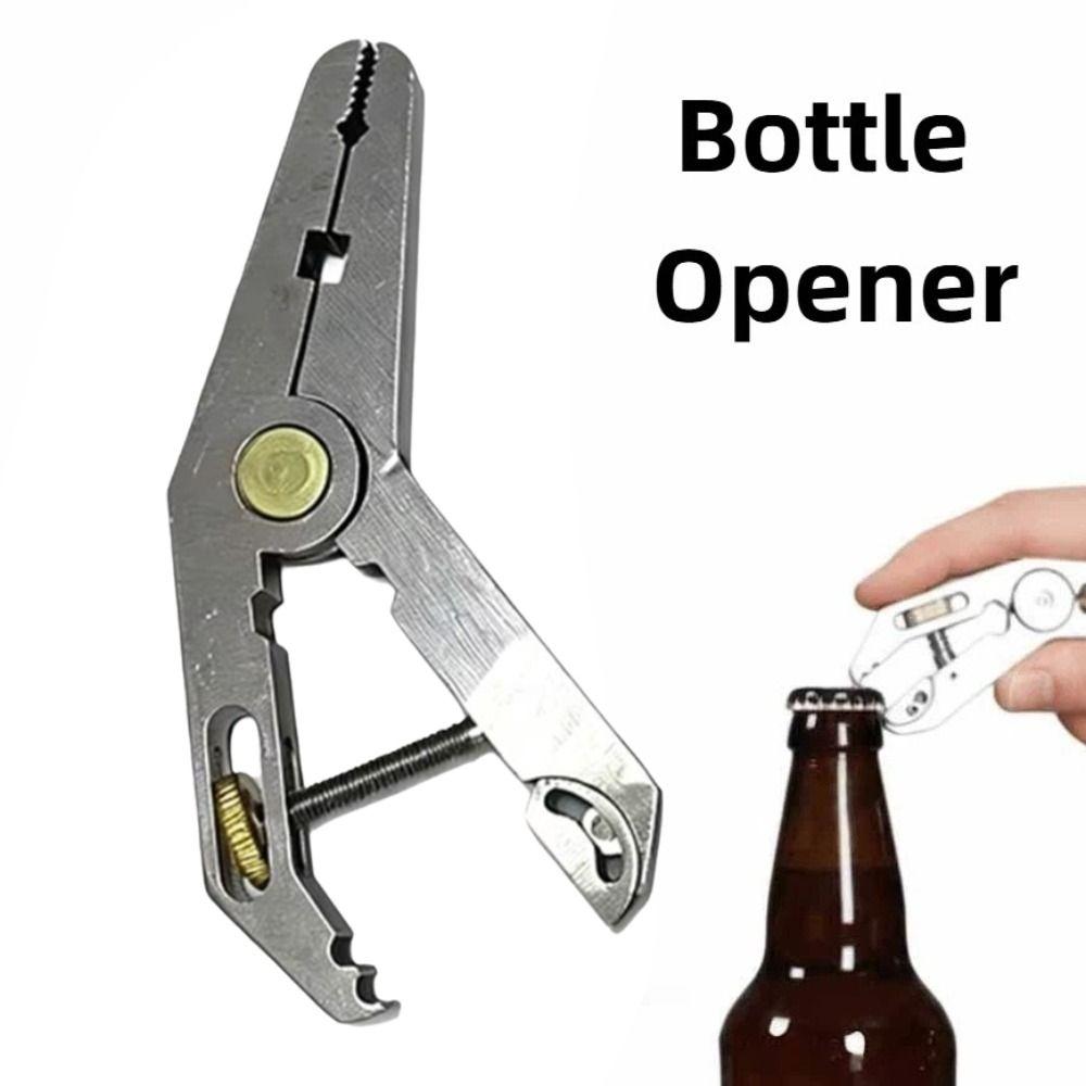 Pliers Wire Cutters Parallel Wrench Electrical Disconnect Pliers Cap Opener Pocket Carrying
