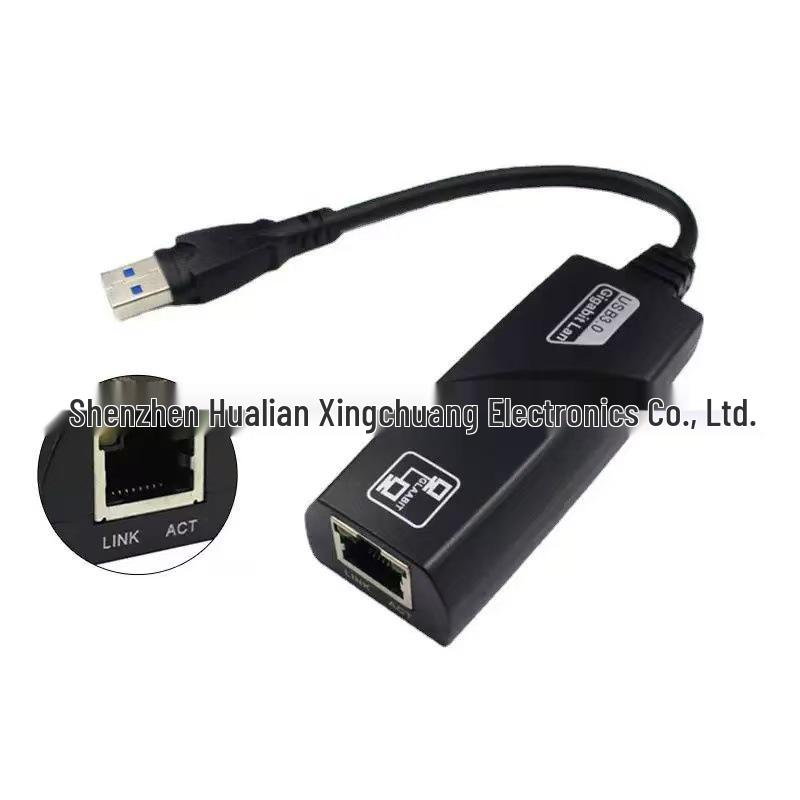 Сетевой адаптер Gigabit USB 3.0 Type-C на RJ45: Внешний конвертер без драйверов