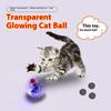 Pet Luminous Cat Teaser Ball Sports Interactive Entertainment Cat Toy Self-hi Smart Cat Teaser Set Plastic Football