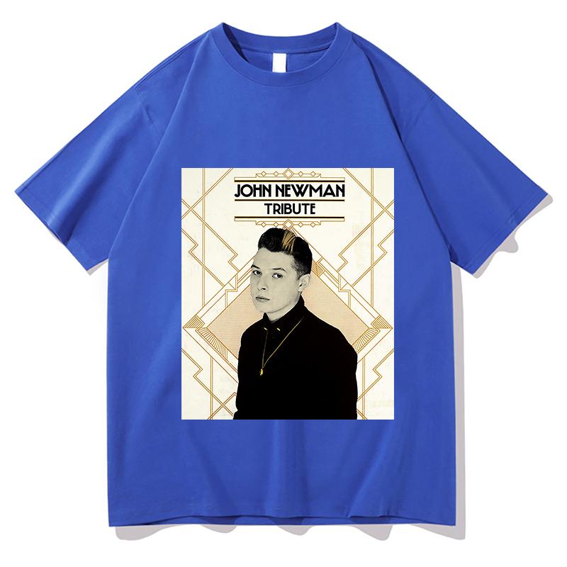 John NewUnisex Love Me Again Tour 2026 T-shirt Summer Short Sleeve O-neck Unisexs Tshirt Streetwear Hip Hop Singer Graphic Y2K Shirt