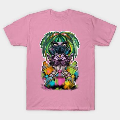 Футболка женская Graffiti Girl 2.0 Harajuku Print Kawaii футболка летняя с коротким рукавом женская футболка топ футболка