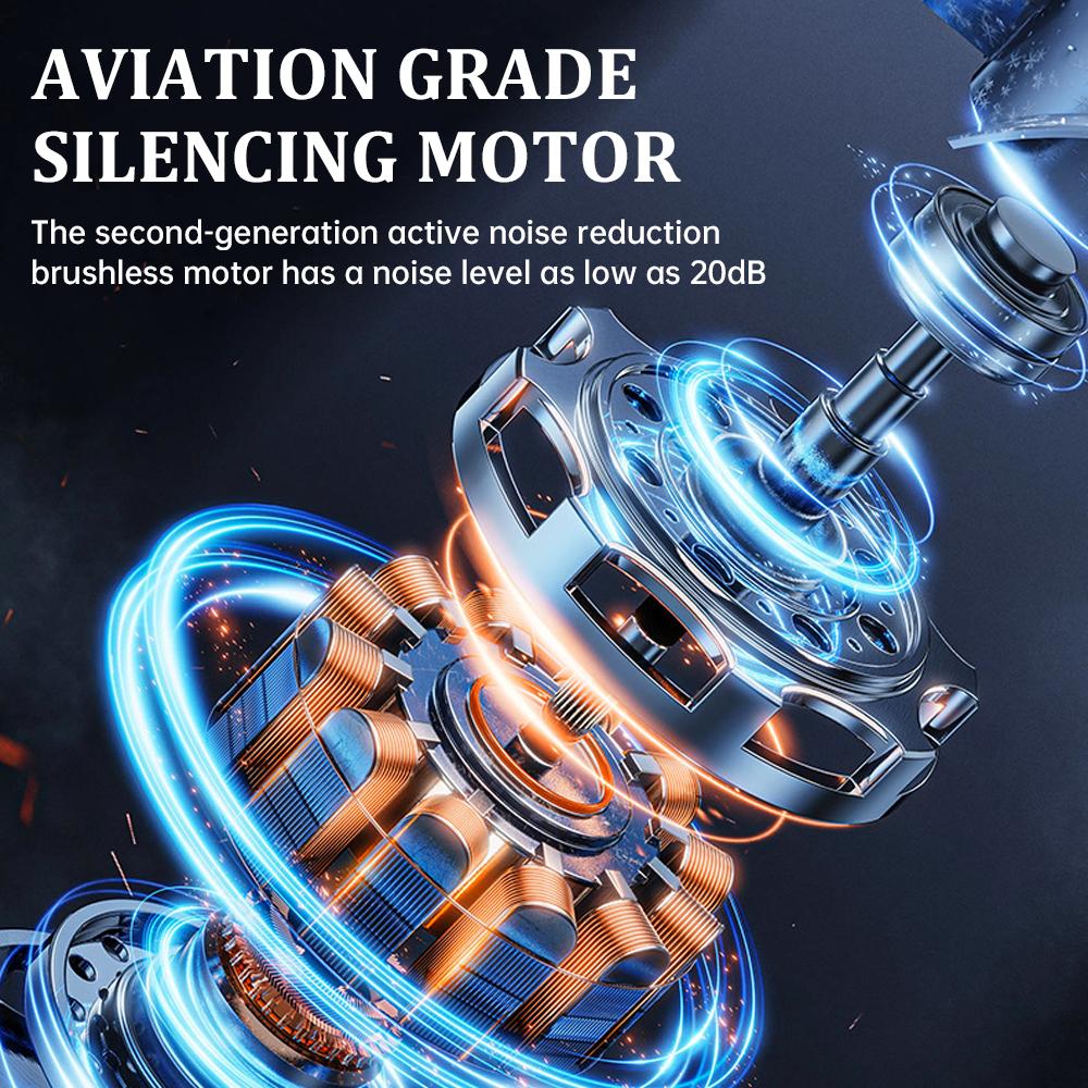 Портативный вентилятор, мини-турбовентилятор, USB-перезаряжаемый складной воздухоохладитель для лета, уличный вентилятор со светодиодным дисплеем