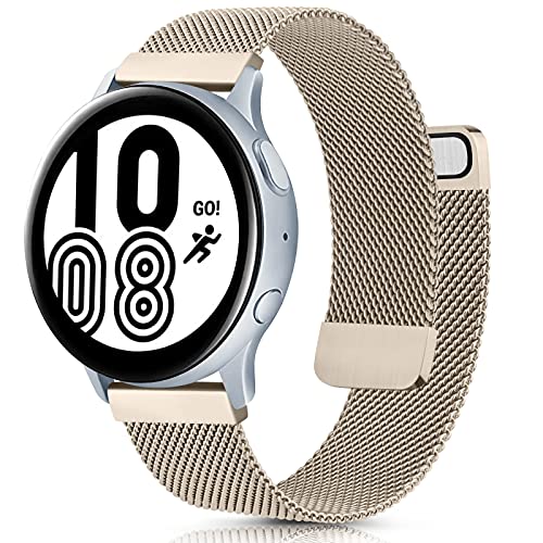 22 мм 20 мм Миланский ремешок для Samsung Watch 3/4/5/Active 2 Магнитный браслет из нержавеющей стали для Huawei Watch 3/GT 2/Amazfit GTR