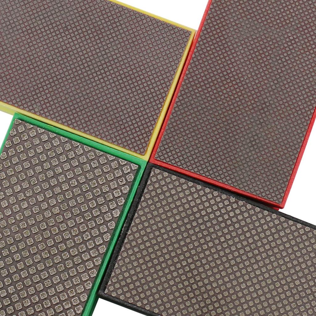 HOMESOM Гальванические алмазные ручные полировальные 60 грит шлифовальные подушечки для стекла и DIY ручные инструменты подушечки, камень, мрамор, керамика,