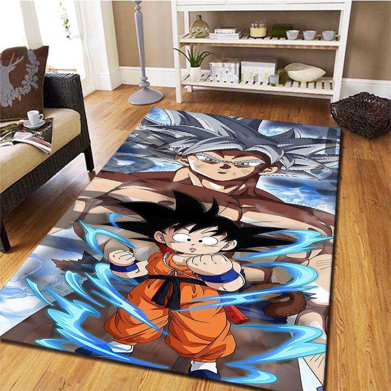 Ковер Dragon Ball Super для гостиной, спальни, дома, украшение дивана, нескользящий коврик для игр детей