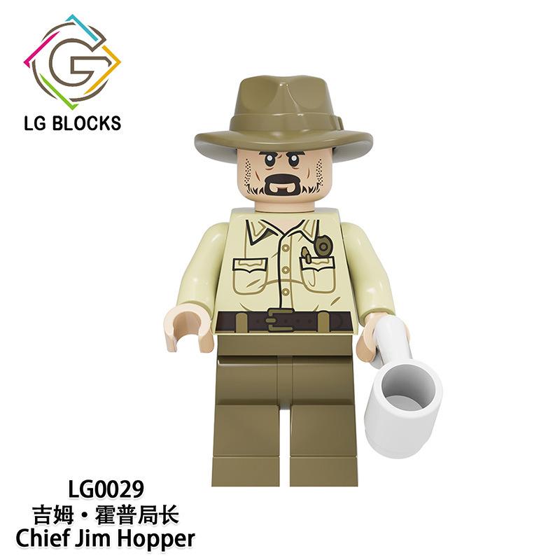 Building Blocks Mini Figures Toys for Kids TV Series Blind Bag Bulk Set Educational STEM Learning Boy Girl Gift 36 Pack