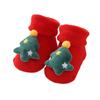Children's Socks Non-slip Toddler Socks Kids Socks Cartoon Christmas Style Socks for Boys and Girls
