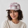 Breathable Baseball Hats Retro Plaid Sunshade Hats Fashionable Peaked Caps  Women