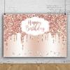 Happy Birthday Backdrop Banner Background Cloth Props Party Decorate