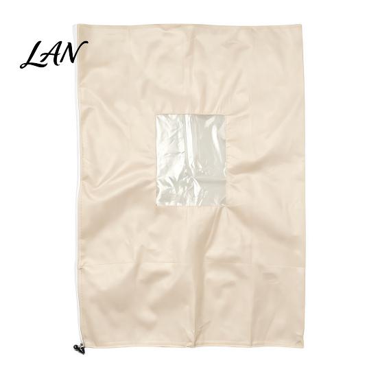 Frost Protection for Balcony Plants Winter Plant Cover, Drawstring Freeze Bag with Window, Non-woven Garden Shrub Guard Fabric Blanket Outdoor Potted