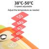 Чехол для подогрева бутылочек Портативный подогреватель детских бутылочек Быстрый нагрев USB Type C Интеллектуальный контроль температуры Подогреватель бутылочек