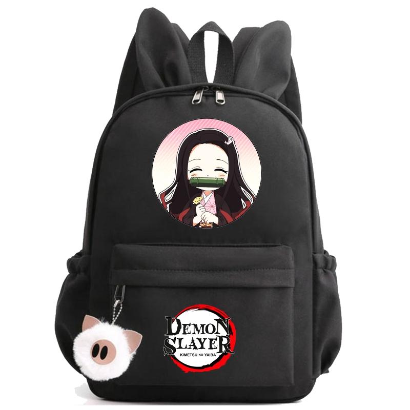 Рюкзак «Убийца демонов» в стиле аниме, рюкзак для девочек и мальчиков, школьный рюкзак для школы, сумка для книг для мужчин и женщин, дорожная сумка для отдыха Mochila