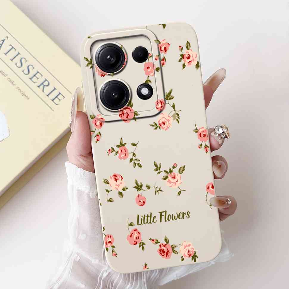 Простой силиконовый чехол для Redmi Note14s 4G Capa Милый панда кролик Ударопрочная задняя крышка для чехла телефона Xiaomi Redmi Note 14S