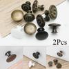 2 шт. Фурнитура Кухня Античная латунь Круглая форма Комод Шкаф Шкаф Ручки Шкаф Ручки Ручка для двери Ручка для ящика