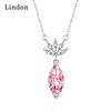 Женское ожерелье Lindon, кулон из медного сплава, циркон, модный подарок