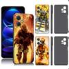 Пожарные герои пожарный черный силиконовый чехол для телефона для Xiaomi Redmi Note 9 10 11 11S 11T 12 13 Pro 5G Plus 9S 10S 12S