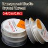 Прозрачная эластичная хрустальная леска для бисероплетения, шнур, проволока, нить для изготовления украшений, для бисероплетения, для браслетов, рыболовная леска